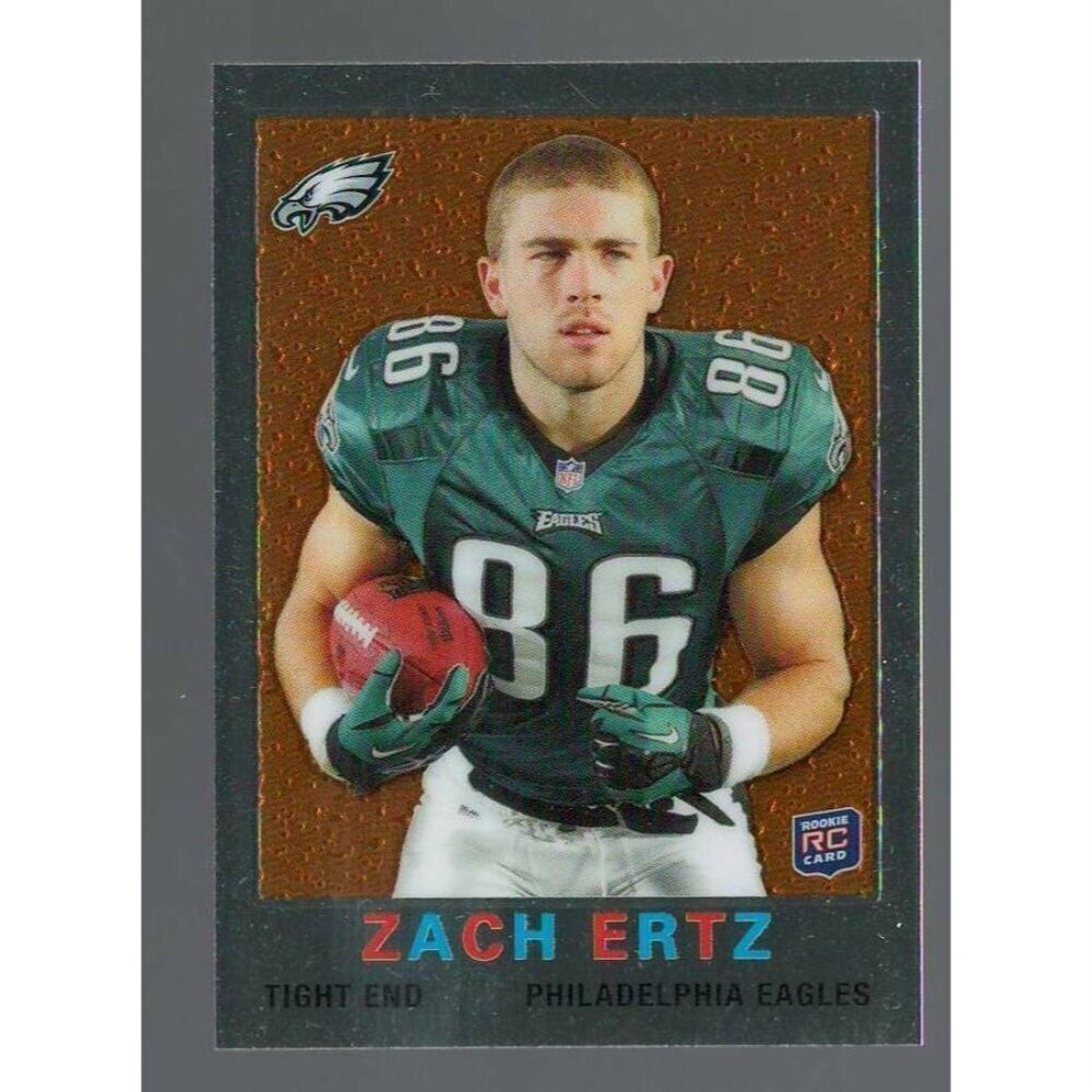 ZACH ERTZ 2013 Topps Chrome 1959 MINI Insert Card RC #6 Rookie Logo Eagles Minis